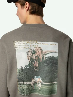 Outlet Zadig & Voltaire Simba Sweatshirt Mediumgrey